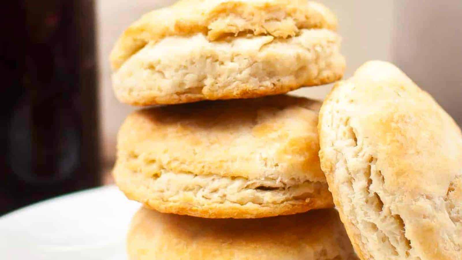 Sourdough discard biscuits.