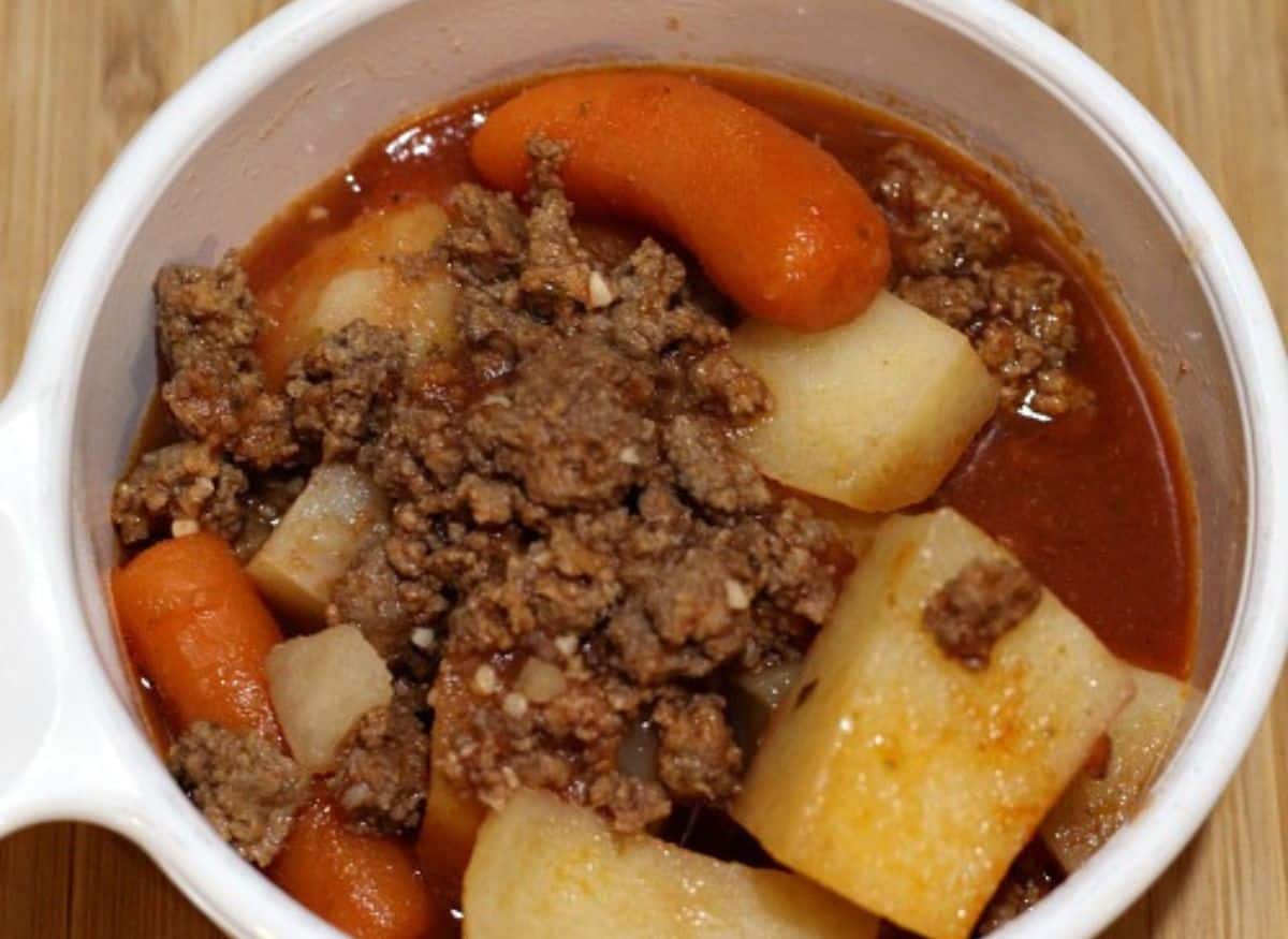 Crockpot Hamburger Stew