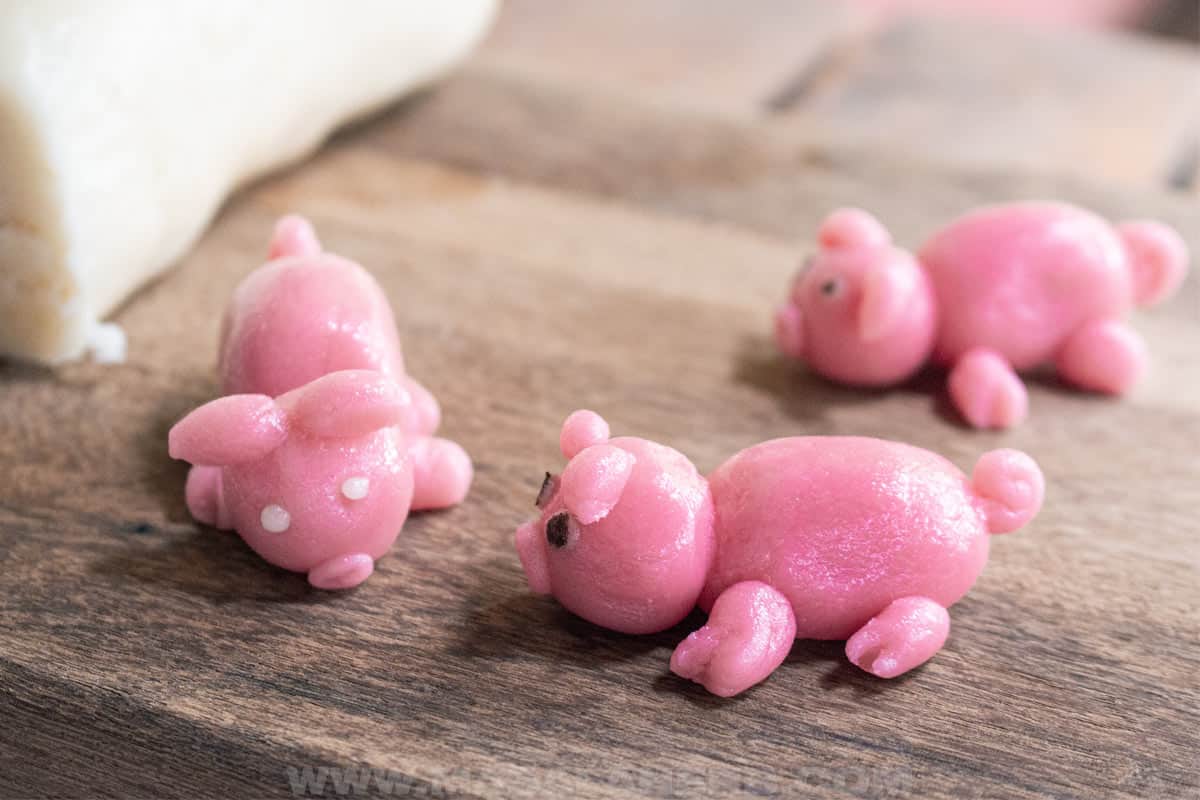 German Marzipan Pigs.