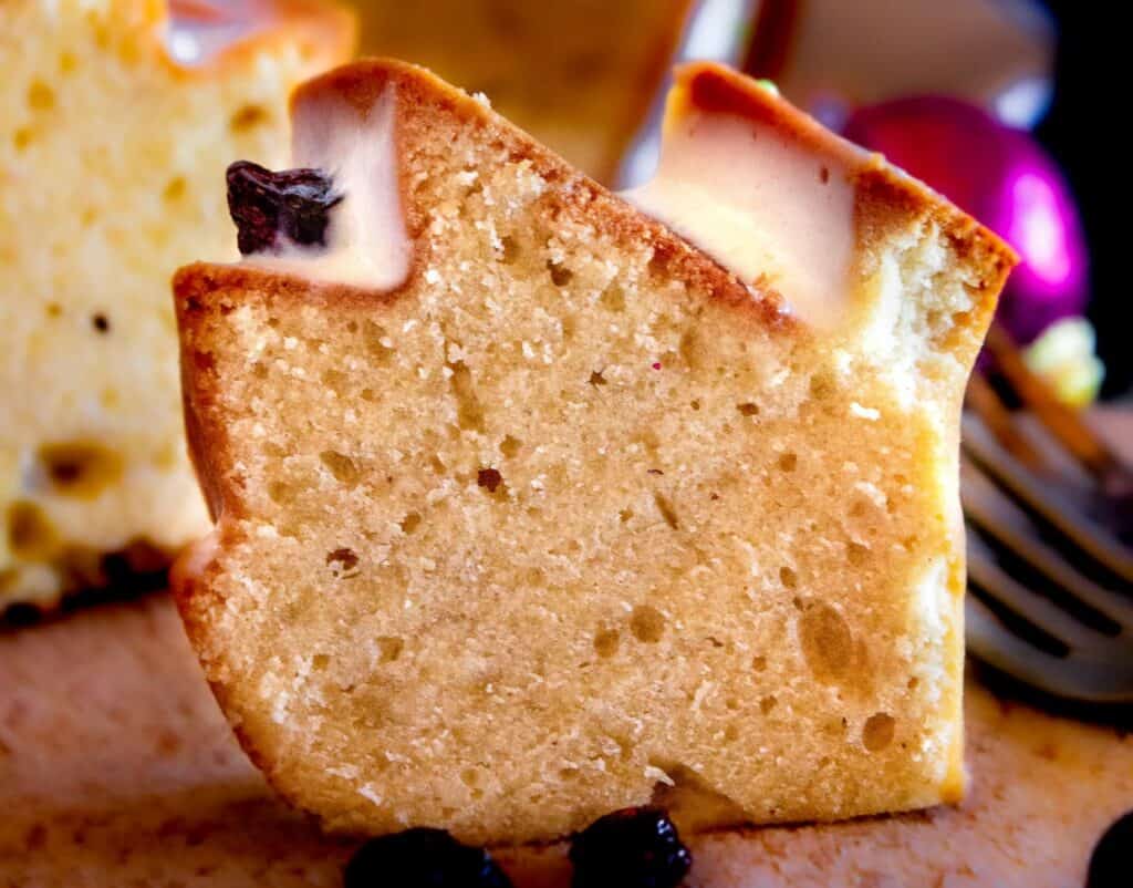 A piece of cake on a plate with a fork.