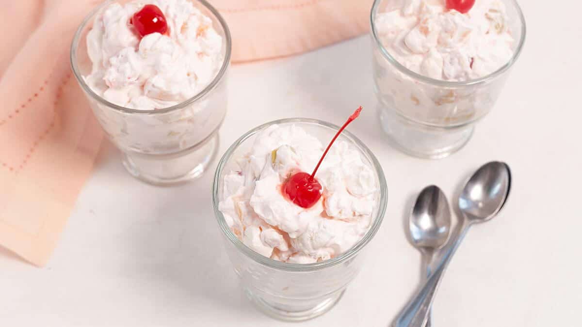 Marshmallow Fruit Salad with Cool Whip.