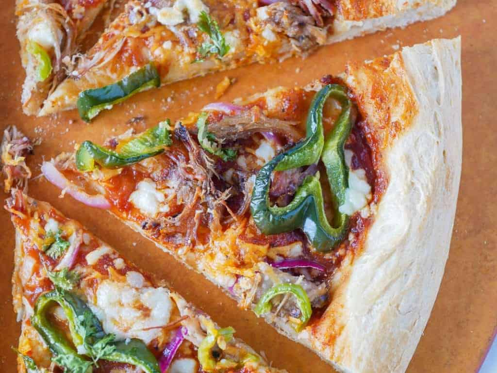 Best bbq pulled pork pizza recipe.